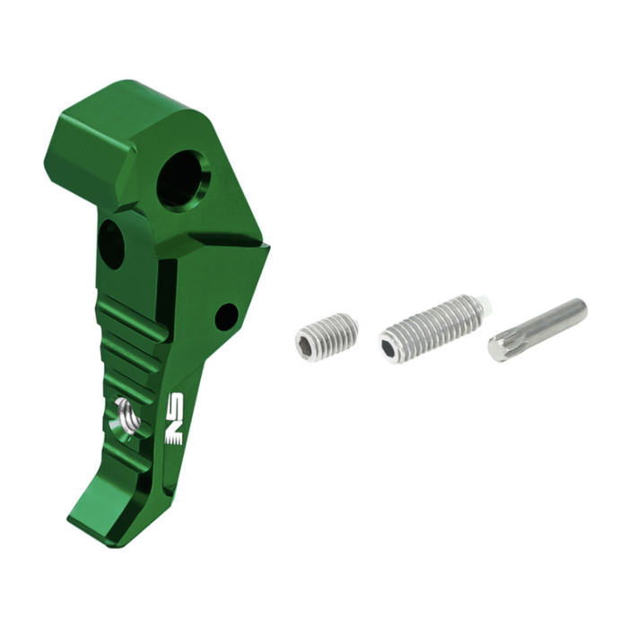 NexxSpeed CNC Aluminum Adjustable Trigger AAP-01/C - Green