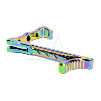CTM Airsoft AAP-01/C CNC REAPER Side Charging Handle - Electroplated Rainbow