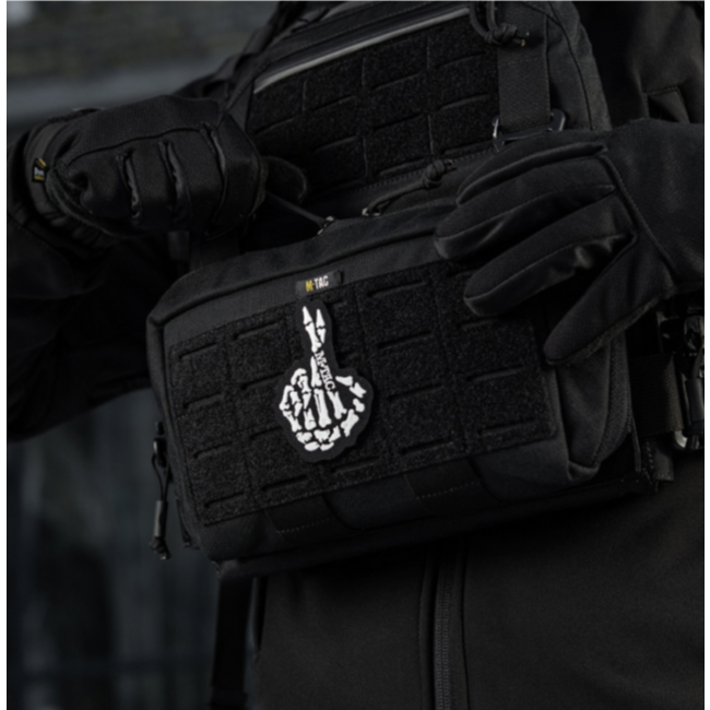 JTG Patch - Crossed Fingers - Embroided