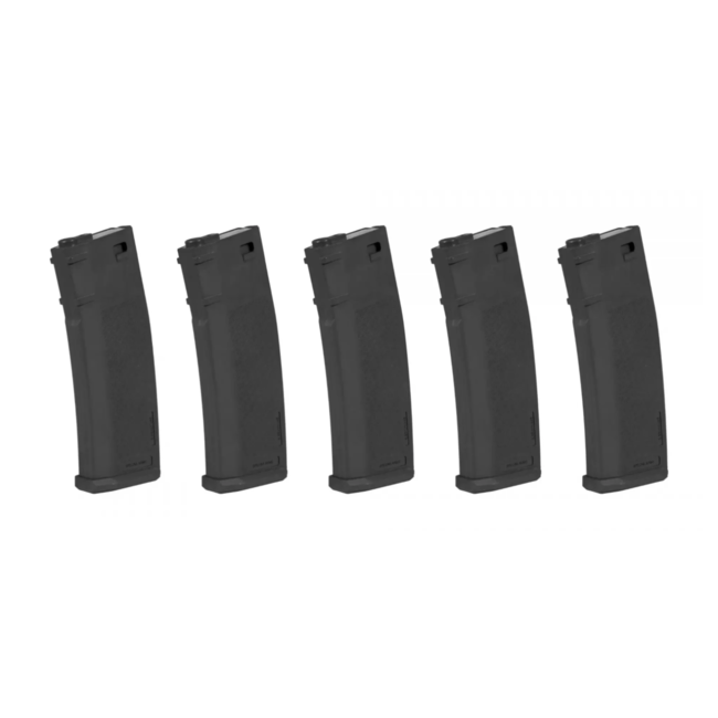 Specna Arms M4/M16 S-Mag Midcap 5-Pack 120rds - Black