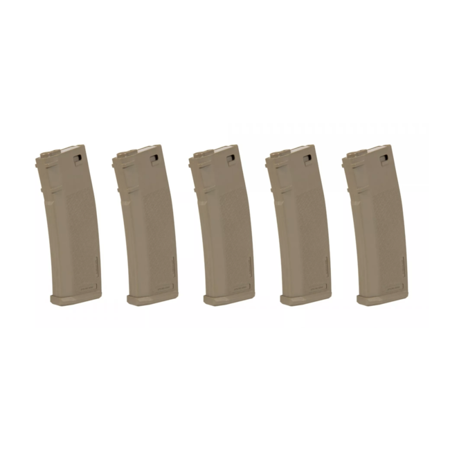 Specna Arms M4/M16 S-Mag Midcap 5-Pack 120rds - Tan