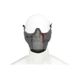Invader Gear Mk.II Steel Half Face Mask - Black
