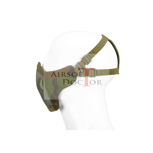 Invader Gear Mk.II Steel Half Face Mask - Woodland