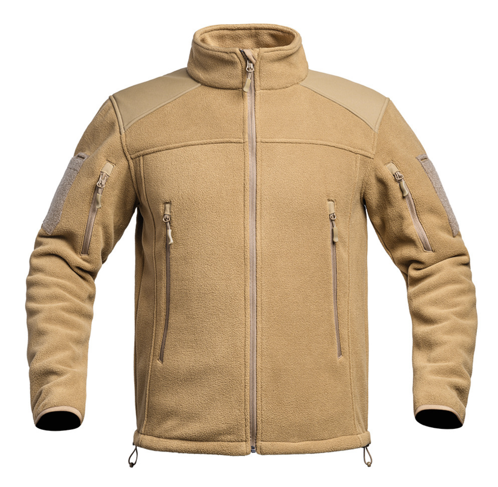 A10-Equipment Polar Fleece jacket FIGHTER - Tan