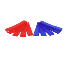 101 Inc. Velcro Team Strap - Set van 2 ( Blauw&Rood)