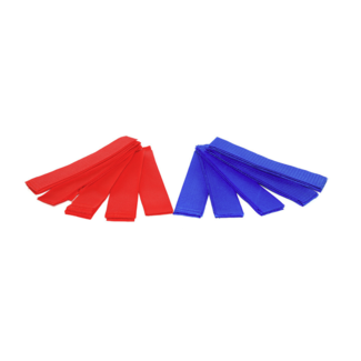 101 Inc. Velcro Team Strap - Set van 2 ( Blauw&Rood)