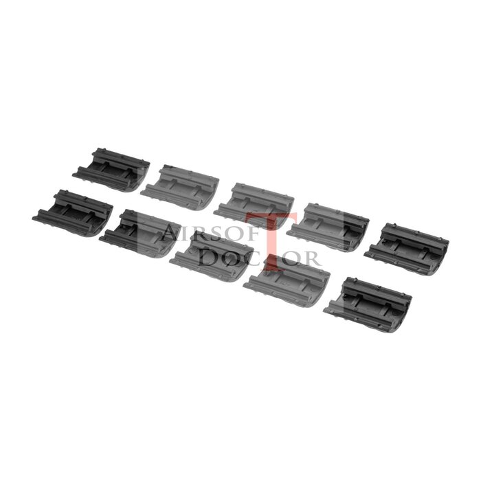 Element Rubber Rail Covers - Black