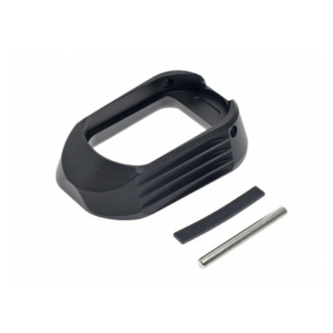 CowCow Magwell Match Grade T01 Aluminum for Hi-Capa - Black