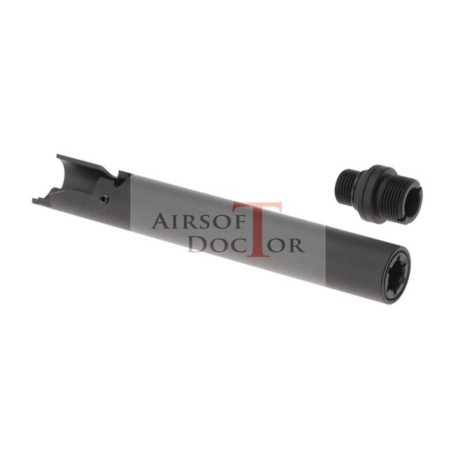 Laylax Hi-Capa D.O.R. Fixed Two Way Outer Barrel - Black