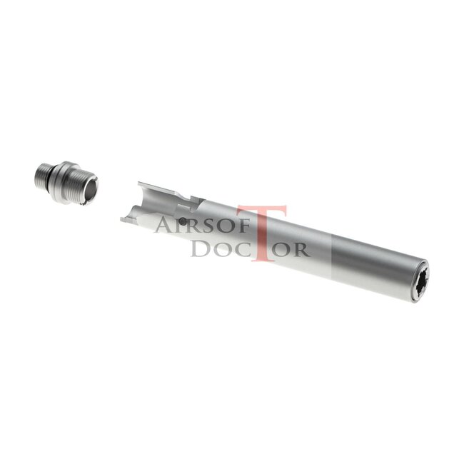 Laylax Hi-Capa D.O.R. Fixed Two Way Outer Barrel - Silver