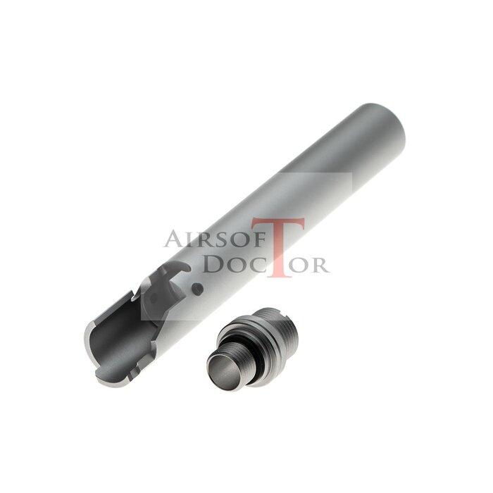 Laylax Hi-Capa D.O.R. Fixed Two Way Outer Barrel - Silver