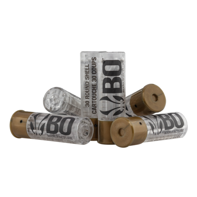 BO Manufacture Pack of 6 BO/FABARM Shotgun Shells - Clear