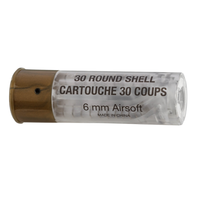 BO Manufacture Pack of 6 BO/FABARM Shotgun Shells - Clear