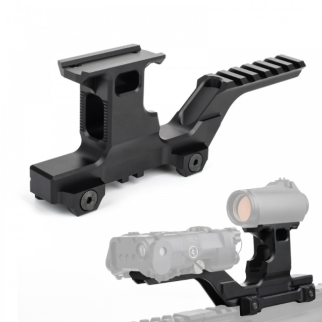 WADSN Offset rail for red dot - Black