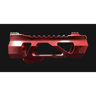 MonkCustoms Monk Customs 'Vayu' M4 Hexagon Hand Guard 7" - Red
