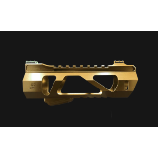 MonkCustoms Monk Customs 'Vayu' M4 Hexagon Hand Guard 6" - Gold