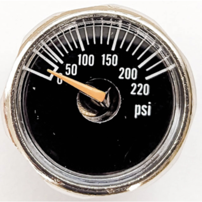 Redline 220 psi Pressure Gauge