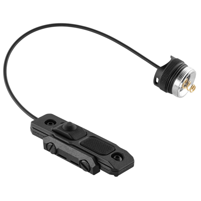 Skywoods Tactical Flashlight - 1250 Lumens with Picatinny Rail Mount - Black