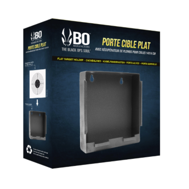 BO Manufacture Target Holder - 14x14 cm +10 Targets - Metal