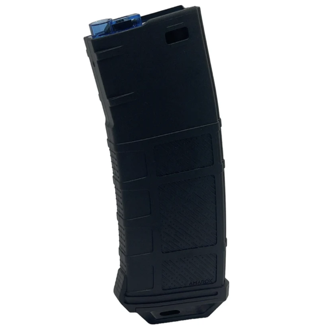 Amarok 250 rounds Fast Feed Mid Cap Magazine - Type A - Black - Blue Top