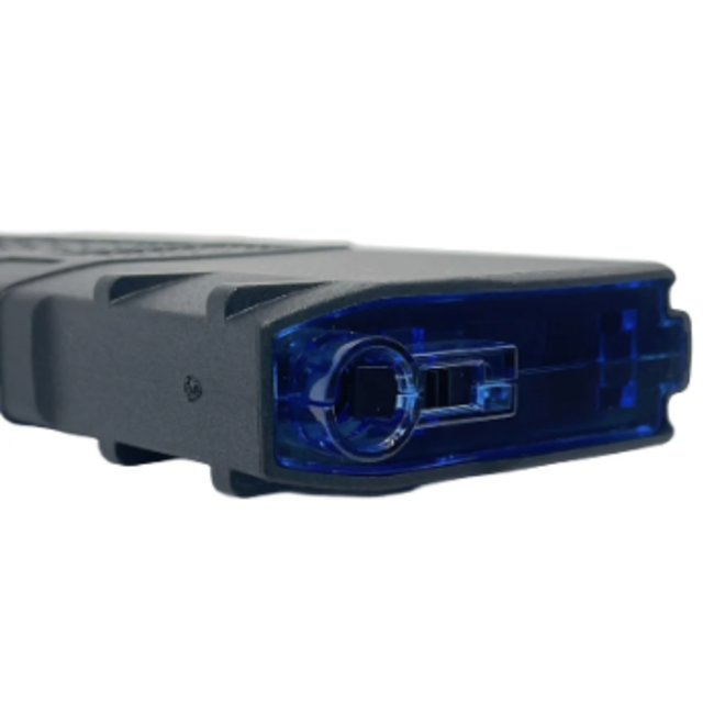 Amarok 250 rounds Fast Feed Mid Cap Magazine - Type A - Black - Blue Top