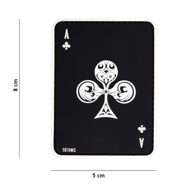 101 Inc. Patch - Klaver Aas - PVC - Black