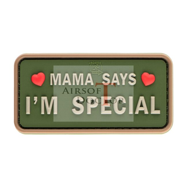 Jackets To Go Patch - Mama Says I'm Special - PVC - OD