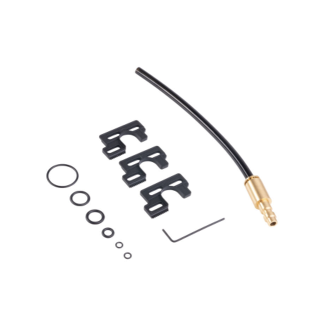 Mech Labs Nexxus CNC HPA Engine for M4 AEG + Nexxus Regulator Flomax with 39" Braided Line - Black