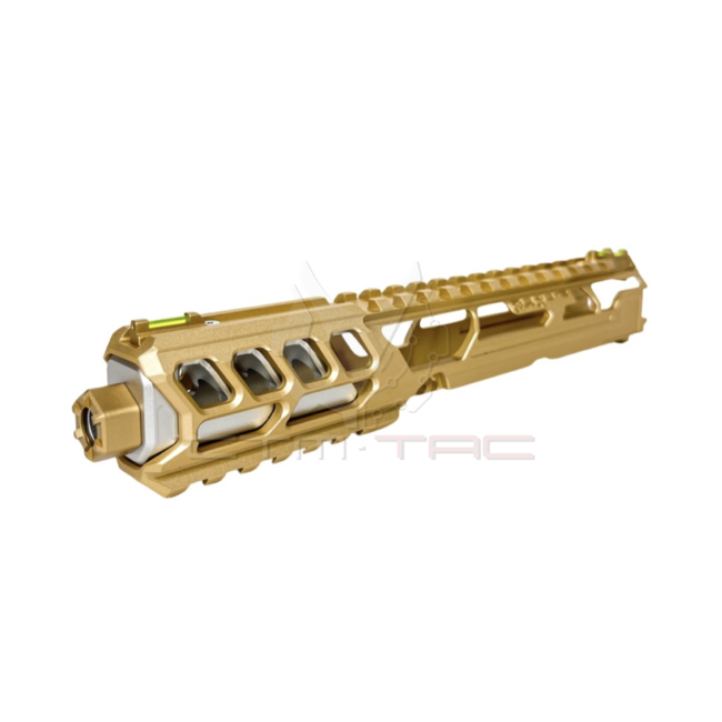 CTM Airsoft AAP-01/C FUKU-2 CNC UPPER SET - Long Cutout Version - Gold/Silver