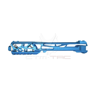 CTM Airsoft AAP-01/C FUKU-2 CNC UPPER - SKELETON - Blue/Silver