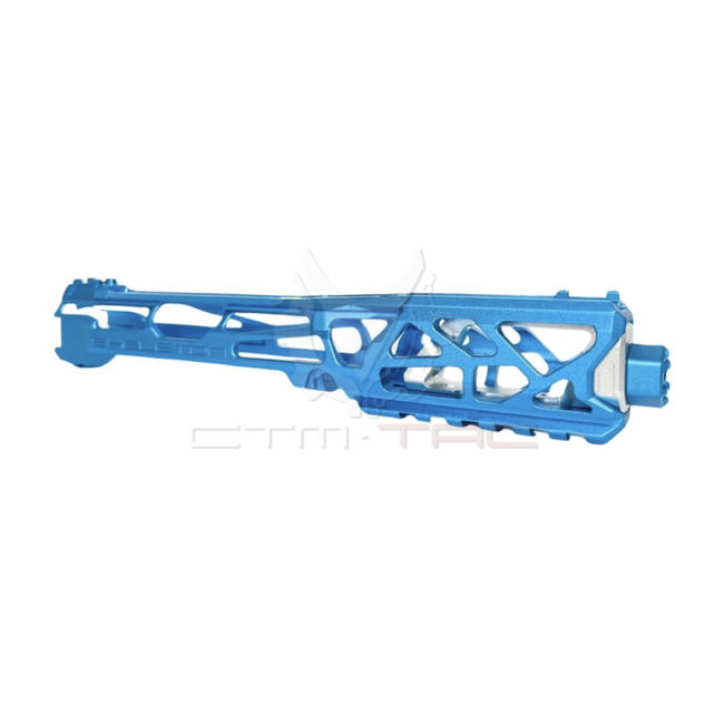 CTM Airsoft AAP-01/C FUKU-2 CNC UPPER - SKELETON - Blue/Silver