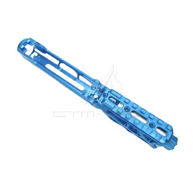 CTM Airsoft AAP-01/C FUKU-2 CNC UPPER - SKELETON - Blue/Silver
