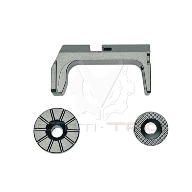 CTM Airsoft FUKU-2 Frame CNC Magazine Release Set - Grey