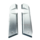 AAP-01 Fuku-2 Frame CNC Aero Side Panel Type-B - Silver