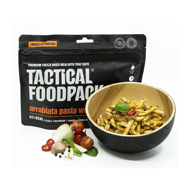 Tactical Foodpack Arrabiata Pasta With Chicken - 115gr.