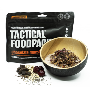 Tactical Foodpack Chocolate Muesli With Cherries - 125gr.