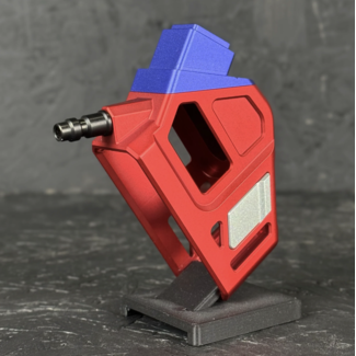 AIRTAC T1P CNC Angled HPA Adaptor - AAP01/Glock - Red