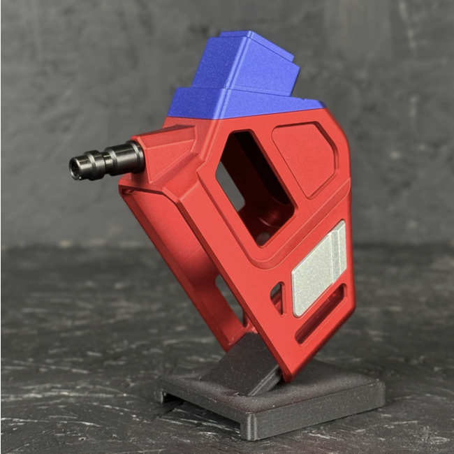 AIRTAC T1P CNC Angled HPA Adaptor - Hi Capa - Red