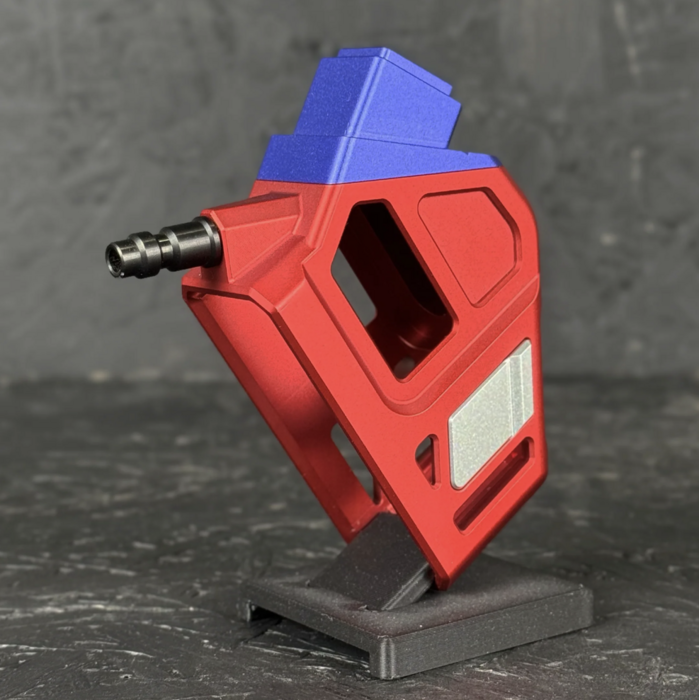 AIRTAC T1P CNC Angled HPA Adaptor - Hi Capa - Red