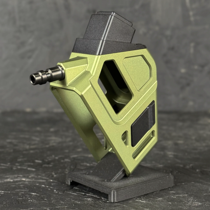 AIRTAC T1P CNC Angled HPA Adaptor - Hi Capa - Army Green