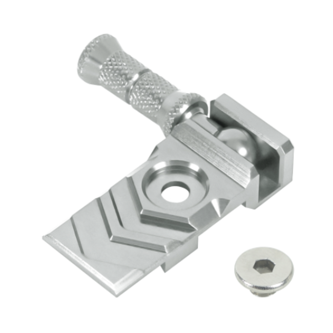 NexxSpeed CNC Aluminum Charging / Cocking Handle - Tokyo Marui Hi-Capa 5.1 / Gold Match - Silver