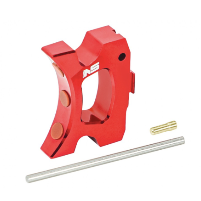 NexxSpeed CNC Aluminum Speed Trigger (Style B) - Tokyo Marui Hi-Capa 4.3 / 5.1 / Gold Match - Red
