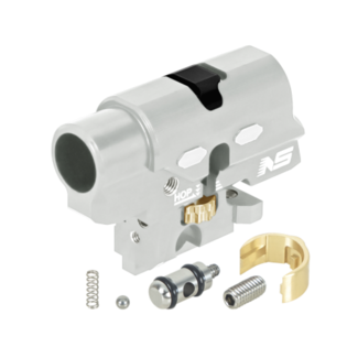 NexxSpeed CNC Aluminum Hopup Chamber V2 - Tokyo Marui Hi-Capa 4.3 / 5.1 / Gold Match / 1911 - Silver