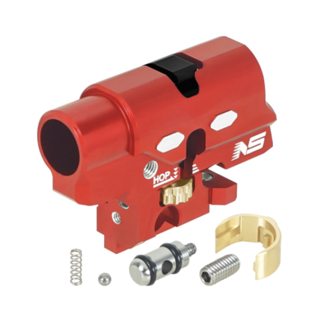 NexxSpeed CNC Aluminum Hopup Chamber V2 - Tokyo Marui Hi-Capa 4.3 / 5.1 / Gold Match / 1911 - Red