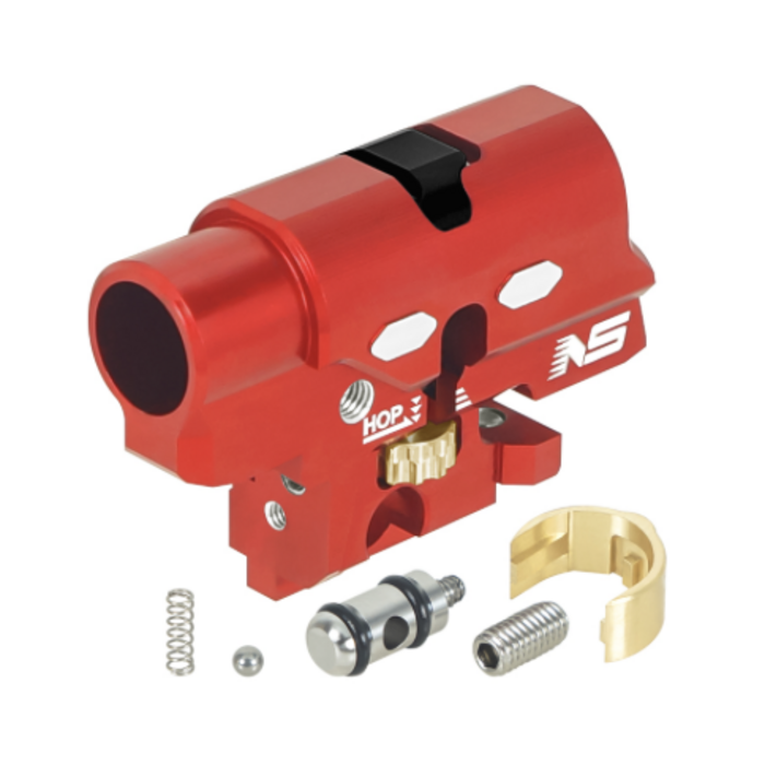 NexxSpeed CNC Aluminum Hopup Chamber V2 - Tokyo Marui Hi-Capa 4.3 / 5.1 / Gold Match / 1911 - Red