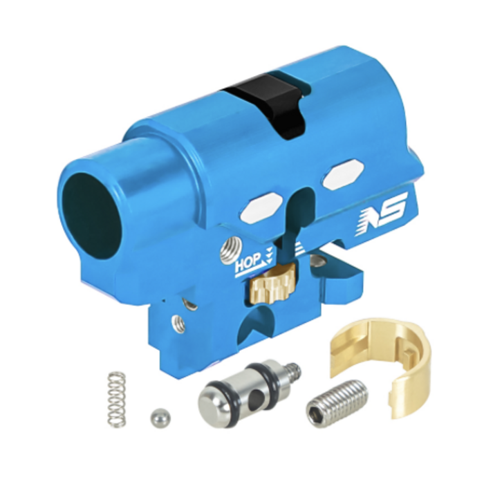 NexxSpeed CNC Aluminum Hopup Chamber V2 - Tokyo Marui Hi-Capa 4.3 / 5.1 / Gold Match / 1911 - Blue