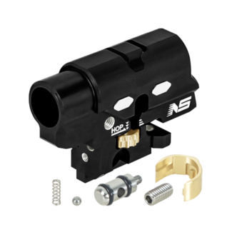 NexxSpeed CNC Aluminum Hopup Chamber V2 - Tokyo Marui Hi-Capa 4.3 / 5.1 / Gold Match / 1911 - Black