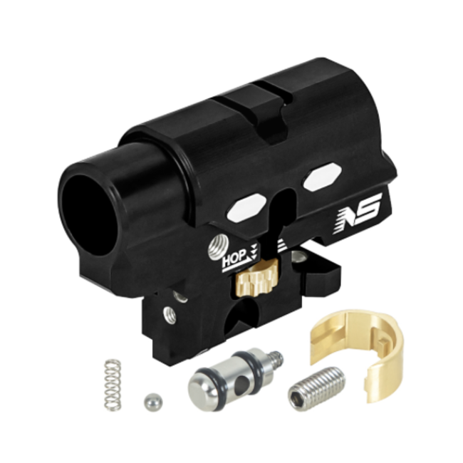 NexxSpeed CNC Aluminum Hopup Chamber V2 - Tokyo Marui Hi-Capa 4.3 / 5.1 / Gold Match / 1911 - Black