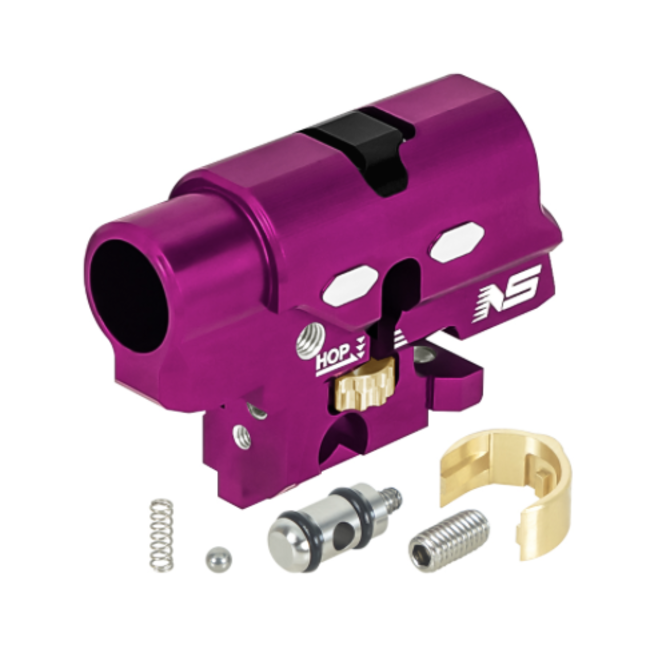 NexxSpeed CNC Aluminum Hopup Chamber V2 - Tokyo Marui Hi-Capa 4.3 / 5.1 / Gold Match / 1911 - Purple