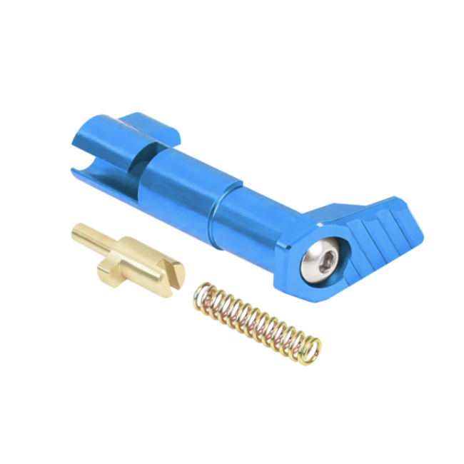 NexxSpeed CNC Aluminum Magazine Catch - Tokyo Marui Hi-Capa 4.3 / 5.1 / Gold Match - Blue